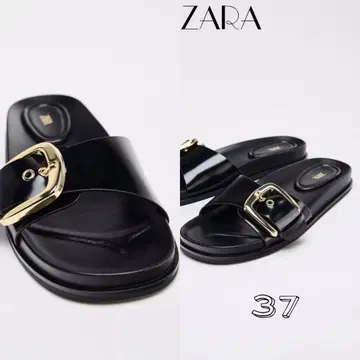 ZARA 버클 장식 플랫 샌들