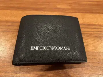 EMPORIO ARMANI 엠포리오 아르마니 접이식 지갑 블랙