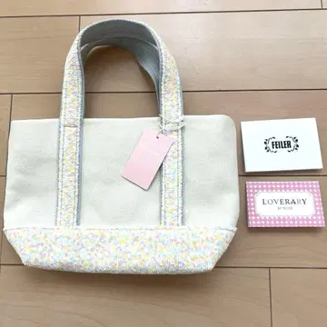 라브라리 바이 페이러  믹스 컬러  미니 토트 백