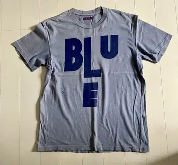 BLUE BLUE 블루블루 반팔 T셔츠 소매 밑단 싱글 3 L HRM