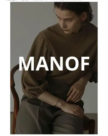 MANOF 완판템 VOLUME PUFF WRINKLE TOPS