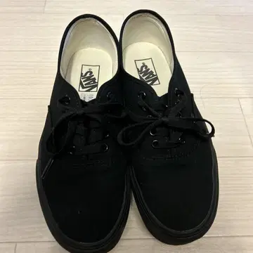 반스 오리지널 올블랙 27cm