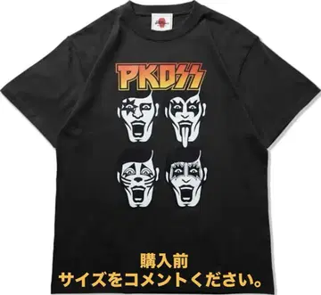 펑크드란커스 PKDSS 티셔츠 KISS 헤비메탈 록 밴드 탄