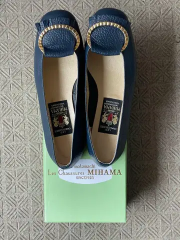 MIHAMA 스테디셀러 NC13N 네이비 플랫슈즈