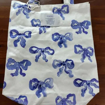 POPPY 리본 토트백