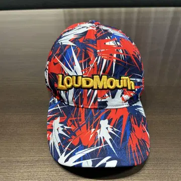 LOUD MOUTH 라마우스 캡 아이스크림 패턴 네이비 계열