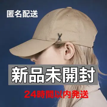 [미개봉 새상품] VARZAR 캡 563 베이지 실버 로고 바자르