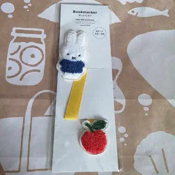 스튜디오 클립 미피 콜라보 자수 북마크 미피