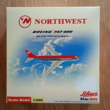 보잉 747-400 노스웨스트 항공 1:500