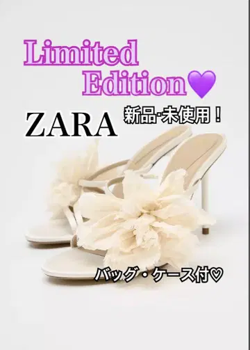 ZARA 백 포함! 플라워 샌들 리미티드 에디션