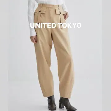 [새상품급] UNITED TOKYO 로우 그래비티 울리쉬 팬츠 일본제