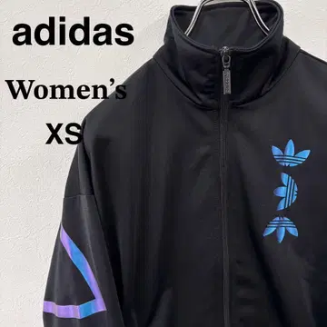 아디다스 오리지널 숏 트랙 자켓 여성용 XS 블랙