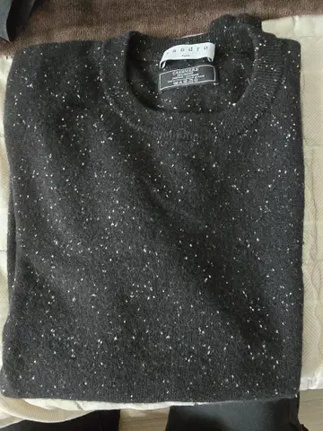 sandro homme 블랙 cashmere 니트 스웨터