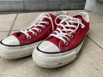 ALL STAR US OX 컨버스 24.5cm 스니커즈 레드