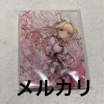 와다 알코 전시회 Fate/EXTRA 글리터 아크릴 블록 네로 CCC