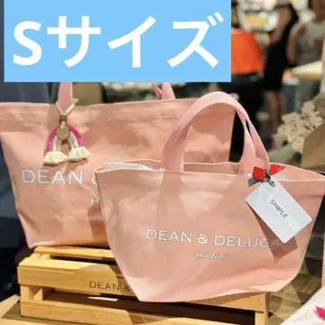 DEAN & DELUCA 하와이 한정 토트 (소) 핑크 로열 하와이안