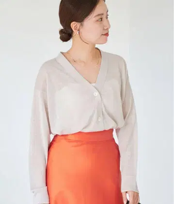IENA 라미 V넥 카디건