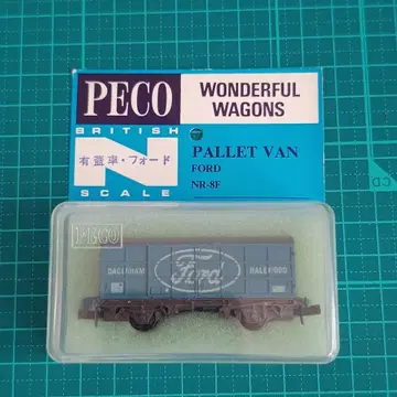 PECO N 게이지 NR-8F 포드 팔레트 밴 덮개 차량