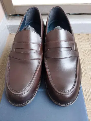 [미사용] 토모에 코인 로퍼 TE701 다크 브라운 24.5cm