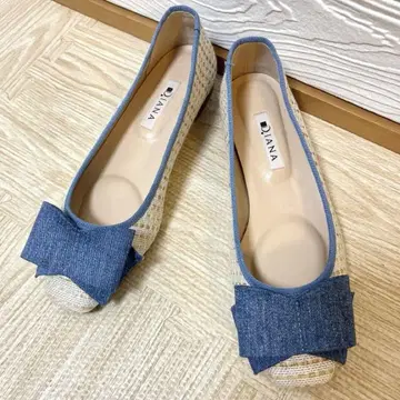 다이애나 DIANA 데님 리본 펌프스 23.5cm