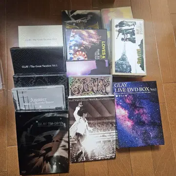 GLAY DVD 및 CD 세트 판매