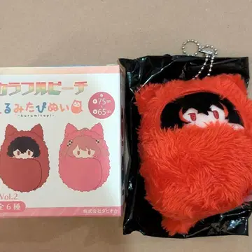 컬러풀피치 유안쿤 쿠루미타피누이 봉제인형 키링 마스코트