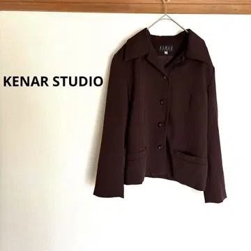 KENAR STUDIO 다크 브라운 재킷 사이즈 10