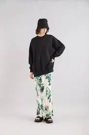 SACRA 블러드 플로라 스커트 25SS 스커트 플라워