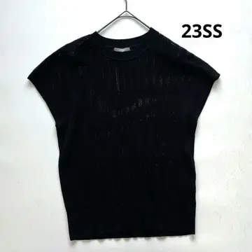 23SS 띠어리 럭스 프렌치 슬리브 니트 블라우스