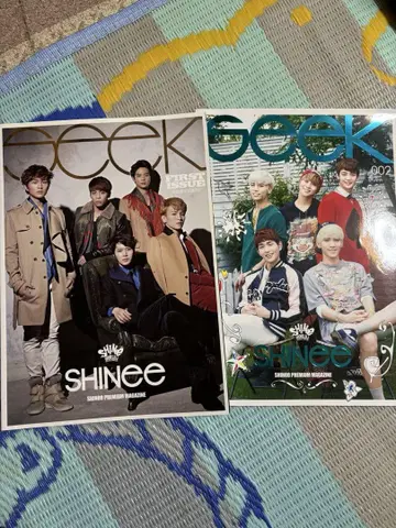 SHINee 팬클럽 회원 한정 잡지 1권과 2권 세트