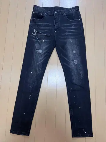 새상품급 DSQUARED2 블랙 데님 48 디스퀘어드 스키니