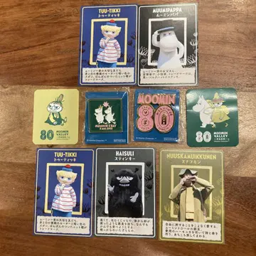 무민 80주년 기념 핀 배지