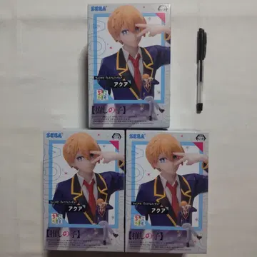 최애 캐릭터 아쿠아 초코 노세 세가 경품 피규어 3체 세트