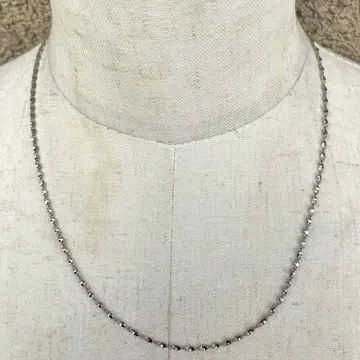 ITALY MADE SILVER925 WAVE CHAIN NECKLACE
