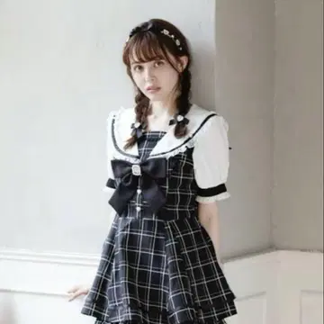LIZLISA 세일러 칼라 세트업 반팔