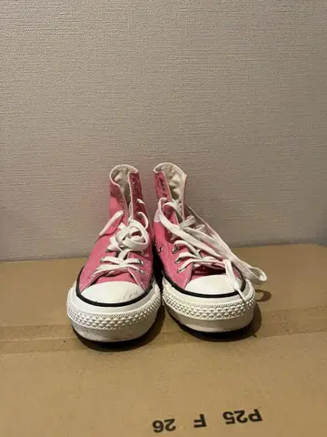컨버스 스니커즈 일본산 핑크
