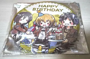 진격의 거인 알민 그라파이트 생일 캔 배지
