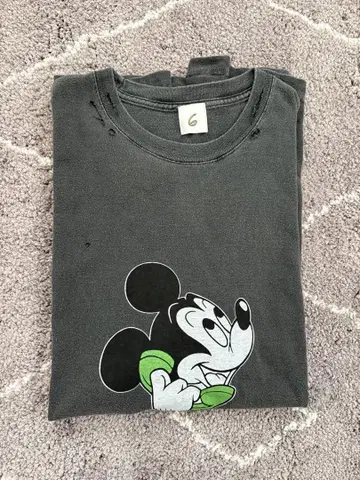 새상품급 6 (ROKU) MICKEY/T셔츠