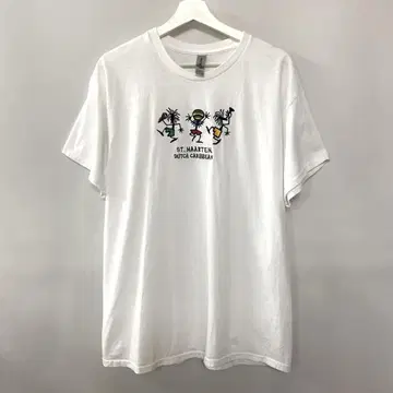 [ vintage ] GILDAN 길단 자수 코튼 100% 티셔츠 L