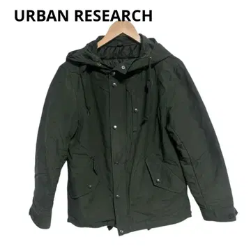 URBAN RESEARCH 모스그린 모즈 코트 퀼팅 이너 포함