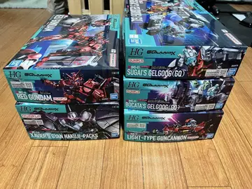 HG 지크 액스 시리즈 빨간 건담 외 5개 세트