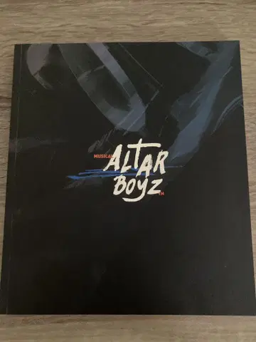 뮤지컬 알터보이즈 ALTAR Boyz 팜플렛