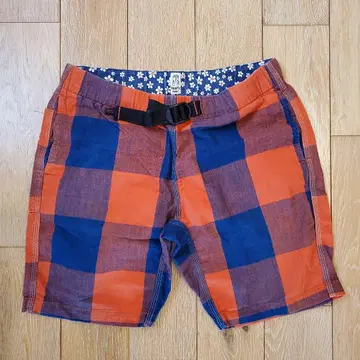 KATO x WILD THINGS 체크 무늬 숏팬츠 일본제