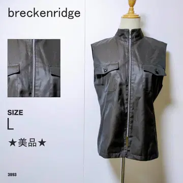 breckenridge 슬리브리스 집업 자켓 포켓 부착 새상품급
