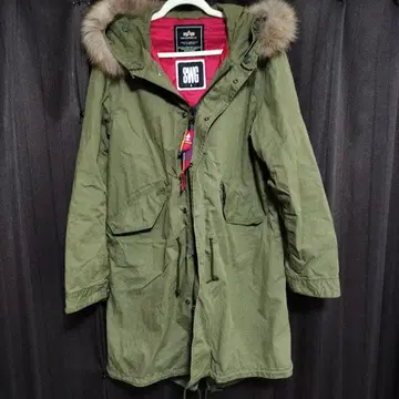 [ 10.11일 SALE ] SWG 모즈 코트 L 사이즈 올리브 그린