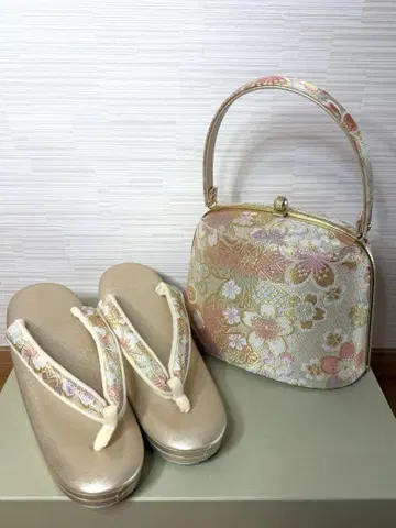 조리 백 세트 후리소데용 일본 의류 백 일본 정통의상 소품