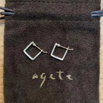 agete 후프 귀걸이
