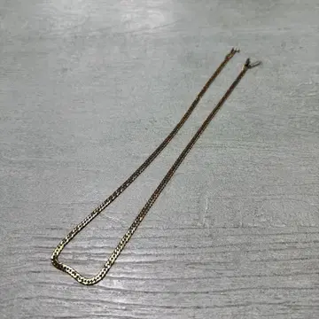 SLEEK 금도금 체인 목걸이 약 50cm 5mm 폭