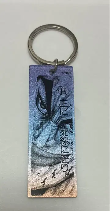 킹덤 전시회 메탈릭 아크릴 키링 왕기