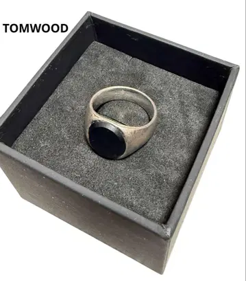 TOMWOOD 오벌 오닉스 반지 블랙